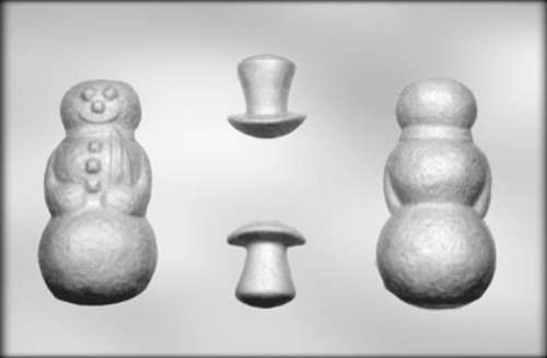 3D Large Snowman Chocolate Mould - Click Image to Close